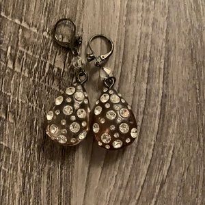 Sparkle drop earrings